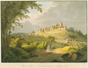 Château en ruine de Frauenstein - Friedrich or Johann Friedrich Wizani